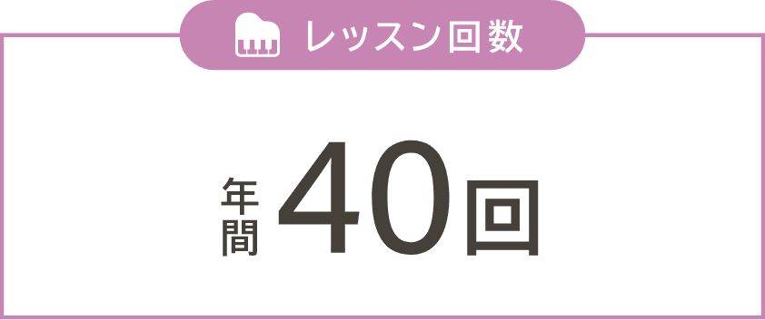 ピアノレッスン レッスン回数